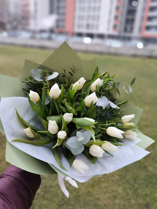 Buchet Lalele Albe