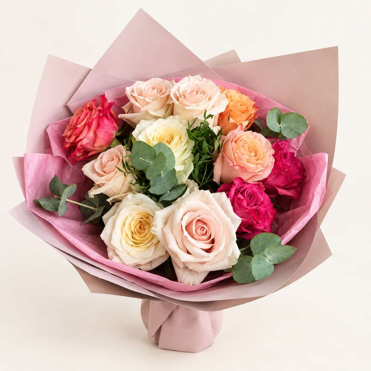 Buchet Trandafiri Multicolor
